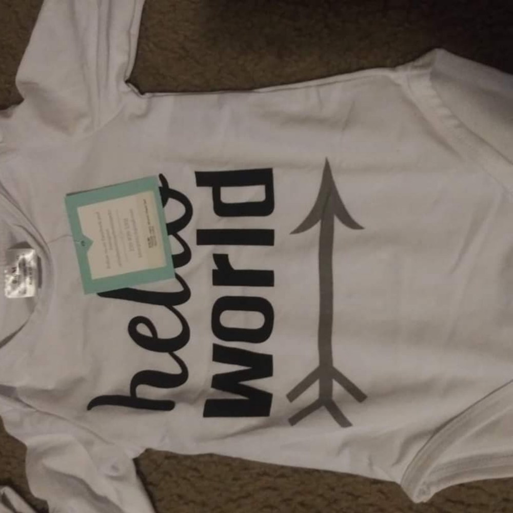 Boutique baby onesie